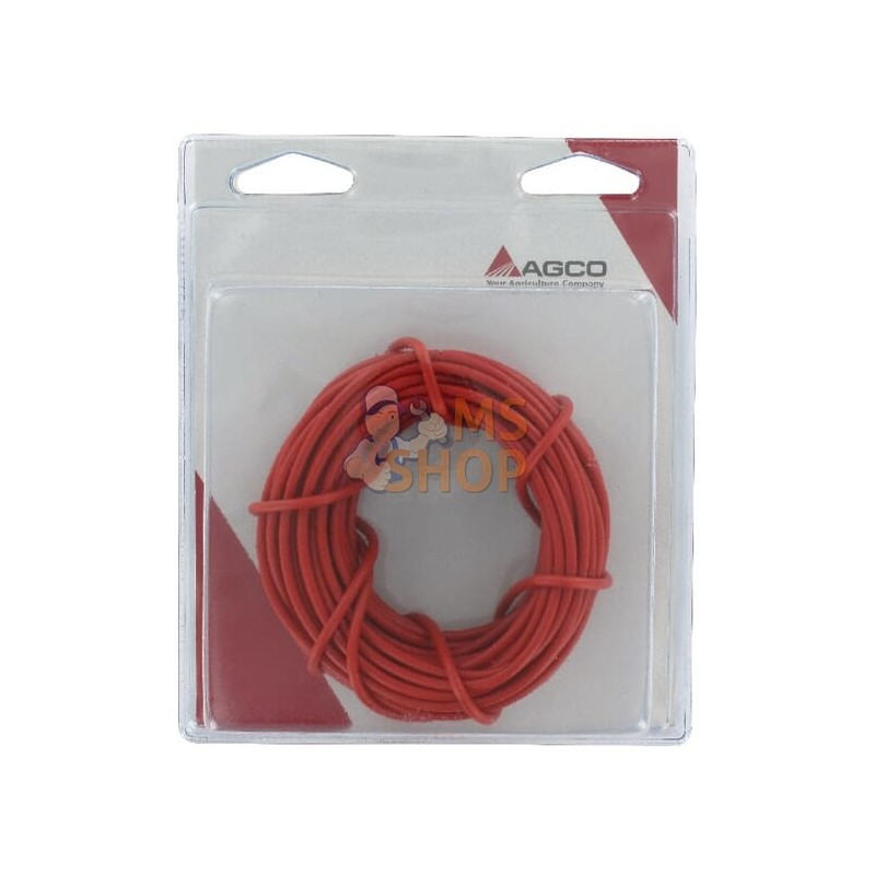 Câble 1x1,5mm² rouge 10m | AGCO BLISTER Câble 1x1,5mm² rouge 10m | AGCO BLISTERPR#1113347