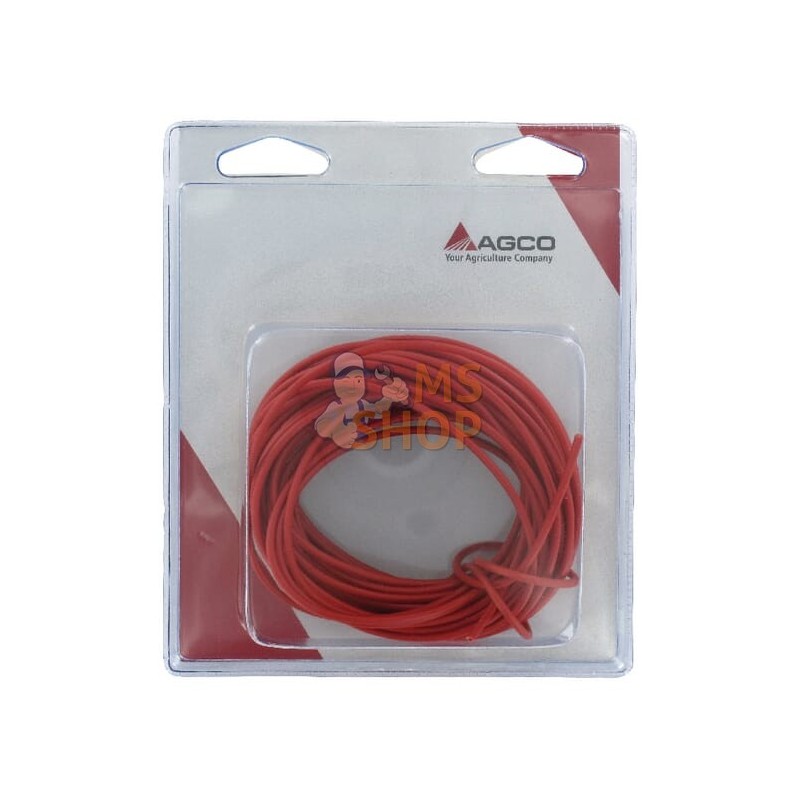 Câble 1x0,75mm² rouge 10m | AGCO BLISTER Câble 1x0,75mm² rouge 10m | AGCO BLISTERPR#1113360