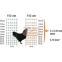 Filet volaille 106cm 50m DP vert | AKO Filet volaille 106cm 50m DP vert | AKOPR#1120848