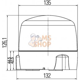 Gyrophare de type flash, Rota-LED magnétique | HELLA Gyrophare de type flash, Rota-LED magnétique | HELLAPR#1121371