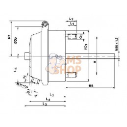 Servo chambre de frein 20 | WABCO Servo chambre de frein 20 | WABCOPR#1122299