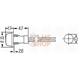 Feu de gabarit | HELLA Feu de gabarit | HELLAPR#511671