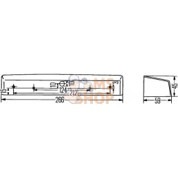 Bloc support éclairage de plaque d'immatriculation | HELLA Bloc support éclairage de plaque d'immatriculation | HELLAPR#511508
