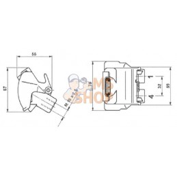 Raccord rapide Duomatic M16x1.5 sans poignée | WABCO Raccord rapide Duomatic M16x1.5 sans poignée | WABCOPR#915450