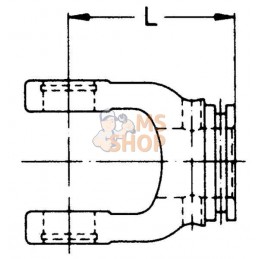 Mâchoire pour tube S5 P700 | WALTERSCHEID Mâchoire pour tube S5 P700 | WALTERSCHEIDPR#971786