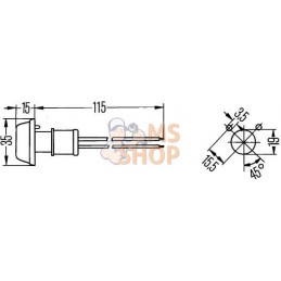 Kit de clignotants auxiliaires | HELLA Kit de clignotants auxiliaires | HELLAPR#511565