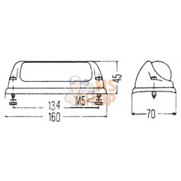 Feu de position avant +clignotant droit | HELLA Feu de position avant +clignotant droit | HELLAPR#511439