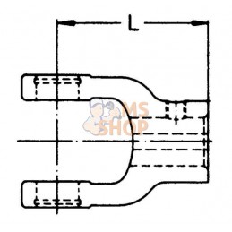 Mâchoire 35R+10 mm + vis pres. | WALTERSCHEID Mâchoire 35R+10 mm + vis pres. | WALTERSCHEIDPR#820078