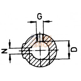 Mâchoire 35R+10 mm + vis pres. | WALTERSCHEID Mâchoire 35R+10 mm + vis pres. | WALTERSCHEIDPR#820078