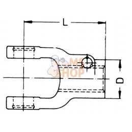 Mâchoire verrouillage rapide, 1-3/8"-6 can, W2500/P500 Walterscheid | WALTERSCHEID Mâchoire verrouillage rapide, 1-3/8"-6 can, W