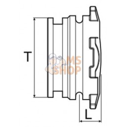 Cheville T6 47 mm | ARAG Cheville T6 47 mm | ARAGPR#608890