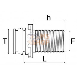 Réservoir raccord filet mâle 1 1/2" T6 | ARAG Réservoir raccord filet mâle 1 1/2" T6 | ARAGPR#609614