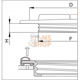 Couvercle de réservoir 455mm | ARAG Couvercle de réservoir 455mm | ARAGPR#609731