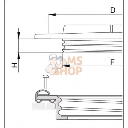 Couvercle de réservoir 255mm | ARAG Couvercle de réservoir 255mm | ARAGPR#609727