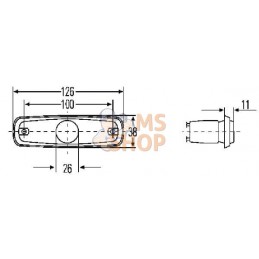 Feu de gabarit Hella | HELLA Feu de gabarit Hella | HELLAPR#511706