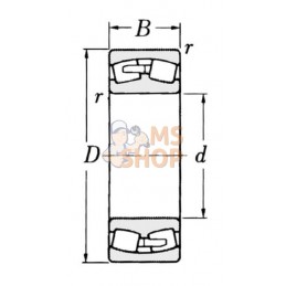 Roulement à rouleaux 65x140x33mm | INA/FAG Roulement à rouleaux 65x140x33mm | INA/FAGPR#45669