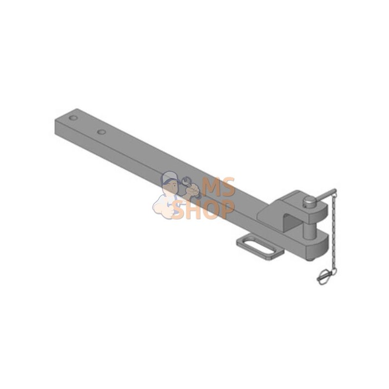 Drawbar 120x60 L1355mm Terrion 7000 Cat. 4 Ø50mm | SCHARMÜLLER Drawbar 120x60 L1355mm Terrion 7000 Cat. 4 Ø50mm | SCHARMÜLLERPR#