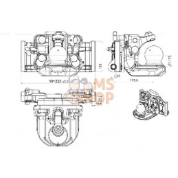 Attelage à boule K80 325 mm | SCHARMÜLLER Attelage à boule K80 325 mm | SCHARMÜLLERPR#881655