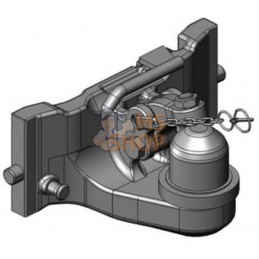 Attelage à boule K80 390mm | SCHARMÜLLER Attelage à boule K80 390mm | SCHARMÜLLERPR#881666