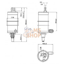 Pompe lave-glace type F 24V | DOGA Pompe lave-glace type F 24V | DOGAPR#857931