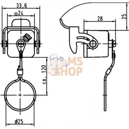 Couvercle 3A p/ conn. f, métal | HARTING Couvercle 3A p/ conn. f, métal | HARTINGPR#786387