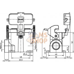 Embase saillie 10A 2xM20 | HARTING Embase saillie 10A 2xM20 | HARTINGPR#786478