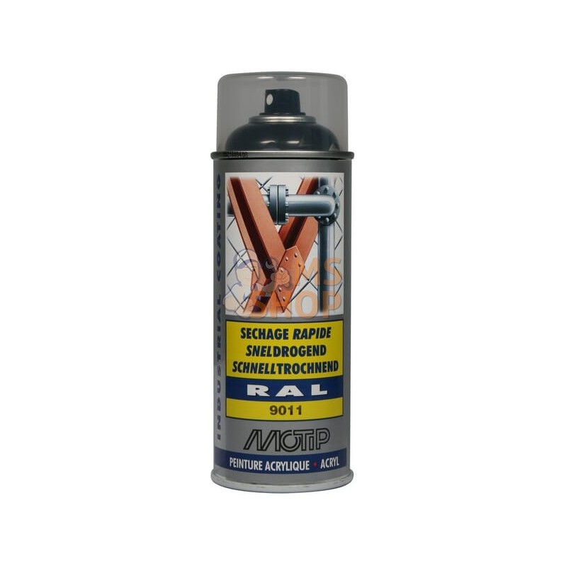 RAL 9011 spray acr. noir graphite | MOTIP RAL 9011 spray acr. noir graphite | MOTIPPR#753702