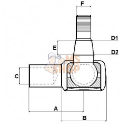 Rotule de direction ZF | ZF Rotule de direction ZF | ZFPR#662044