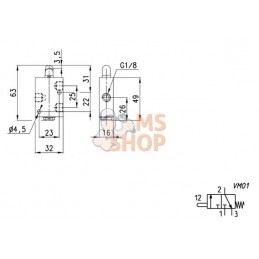 Vanne 3/2 voies | CAMOZZI Vanne 3/2 voies | CAMOZZIPR#853140