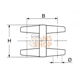 Mâchoire double, 30.2mm, 6/G7/H7 Bondioli&Pavesi | BONDIOLI&PAVESI Mâchoire double, 30.2mm, 6/G7/H7 Bondioli&Pavesi | BONDIOLI&P