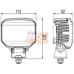 Phare de travail PowerBeam 1000 LED | HELLA Phare de travail PowerBeam 1000 LED | HELLAPR#511323