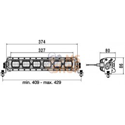 Barre d'éclairage LED LBX-380 HELLA | HELLA Barre d'éclairage LED LBX-380 HELLA | HELLAPR#511315