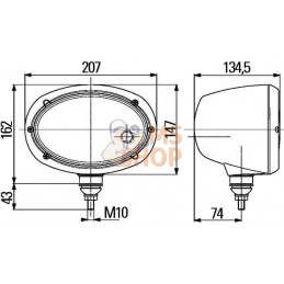 Phare avant oval | HELLA Phare avant oval | HELLAPR#511350