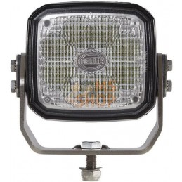 Phare de travail LED 4000lm, carré 12/24V, blanc, ultra longue portée prise Deutsch 8 LED Hella | HELLA Phare de travail LED 400