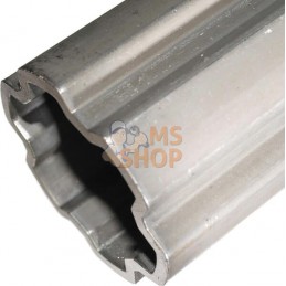 Tube profilé extérieur étoile V50/V60 Ø int. : 50,6 Ø ext. : 57,6x3,5 L : 2,8 m Angle | COMER Tube profilé extérieur étoile V50/