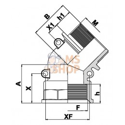 Coude 45° 2" mâle/femelle T7F | ARAG Coude 45° 2" mâle/femelle T7F | ARAGPR#608827