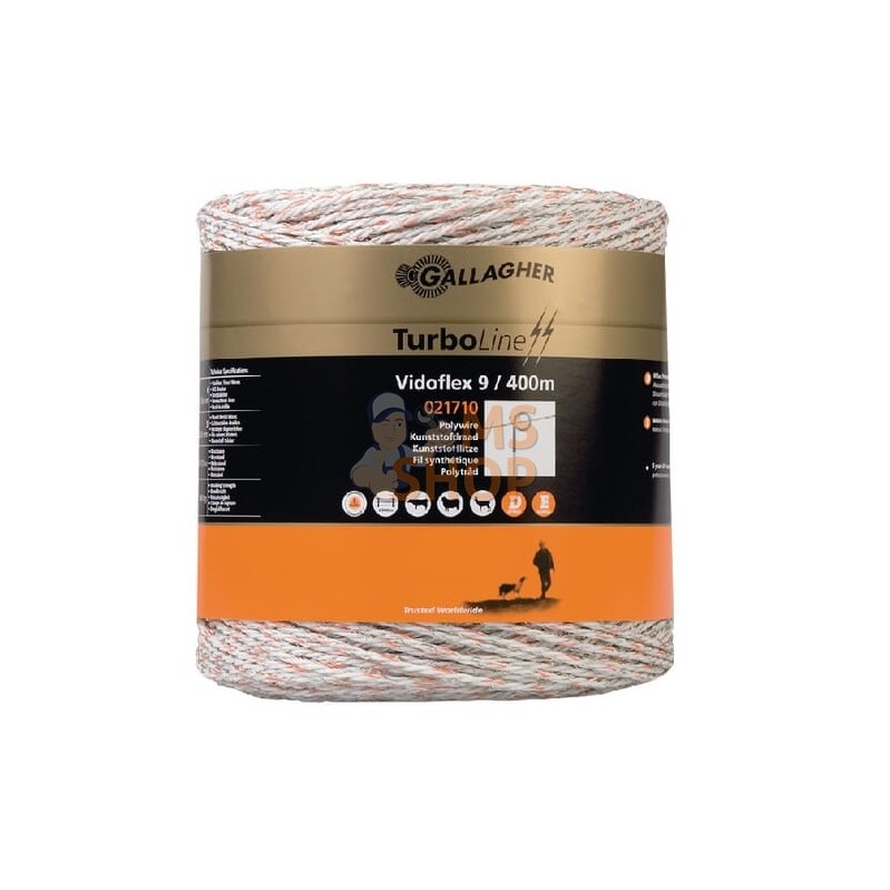 Vidoflex 9 TurboLine 400m | GALLAGHER Vidoflex 9 TurboLine 400m | GALLAGHERPR#854095