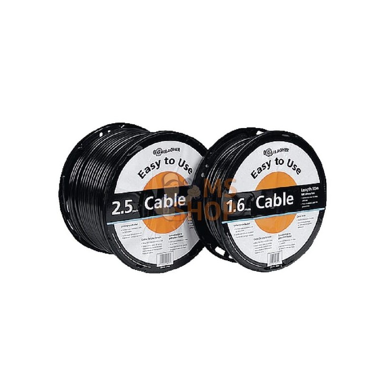 Câble électrique-terre 2,5 mm/100 m | GALLAGHER Câble électrique-terre 2,5 mm/100 m | GALLAGHERPR#854091