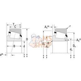 Roulements à rouleaux coniques 31,75x62x18,161 mm Timken | TIMKEN Roulements à rouleaux coniques 31,75x62x18,161 mm Timken | TIM