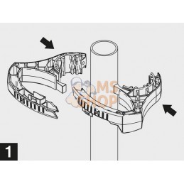 Poignée de pour cric à roue Ø60mm | AL-KO Poignée de pour cric à roue Ø60mm | AL-KOPR#1124454