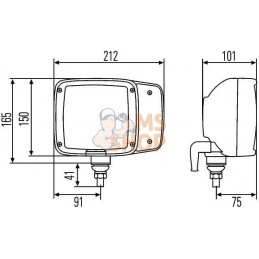 Projecteur halogène | HELLA Projecteur halogène | HELLAPR#1124611