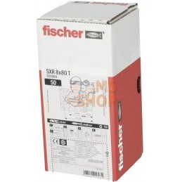 Fixation du cadre SXR 8x80 50 pcs | FISCHER Fixation du cadre SXR 8x80 50 pcs | FISCHERPR#1125193