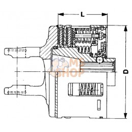 Limiteur friction K96/4/W2500 | WALTERSCHEID Limiteur friction K96/4/W2500 | WALTERSCHEIDPR#1125210