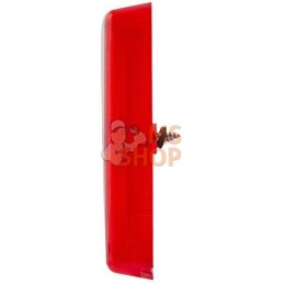 Catadioptre rectangle rouge 196x88mm à visser | HELLA Catadioptre rectangle rouge 196x88mm à visser | HELLAPR#522659