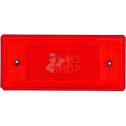 Catadioptre rectangle rouge 196x88mm à visser | HELLA Catadioptre rectangle rouge 196x88mm à visser | HELLAPR#522659