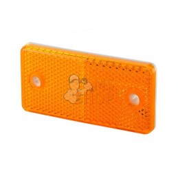 Catadioptre rectangle orange 94x44mm à visser | HELLA Catadioptre rectangle orange 94x44mm à visser | HELLAPR#522934