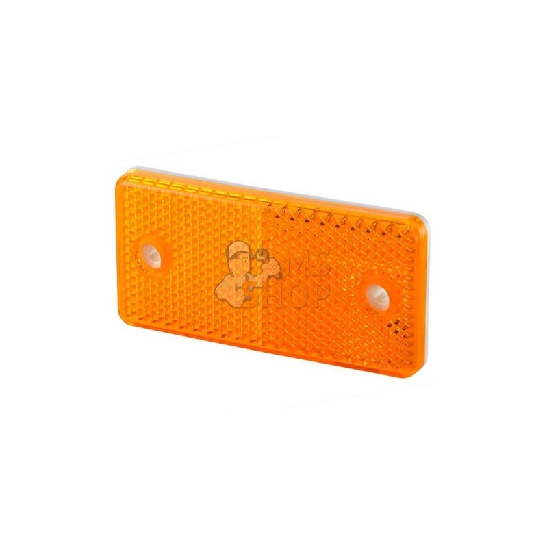 Catadioptre rectangle orange 94x44mm à visser | HELLA Catadioptre rectangle orange 94x44mm à visser | HELLAPR#522934