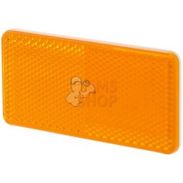 Catadioptre rectangle orange 94x44mm autocollant Hella | HELLA Catadioptre rectangle orange 94x44mm autocollant Hella | HELLAPR#