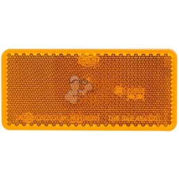 Catadioptre rectangle orange 94x44mm autocollant Hella | HELLA Catadioptre rectangle orange 94x44mm autocollant Hella | HELLAPR#