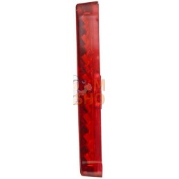 Catadioptre rectangle rouge 180x40mm à visser | HELLA Catadioptre rectangle rouge 180x40mm à visser | HELLAPR#522910